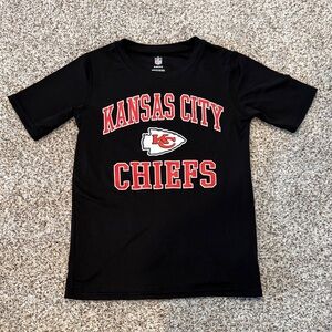 NFL Black Kansas City Chiefs Red & White Graphic Tee